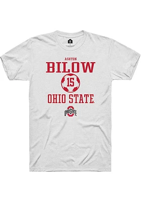 Ashton Bilow Ohio State Buckeyes Rally NIL Sport Icon Short Sleeve T Shirt