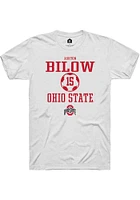 Ashton Bilow Ohio State Buckeyes Rally NIL Sport Icon Short Sleeve T Shirt