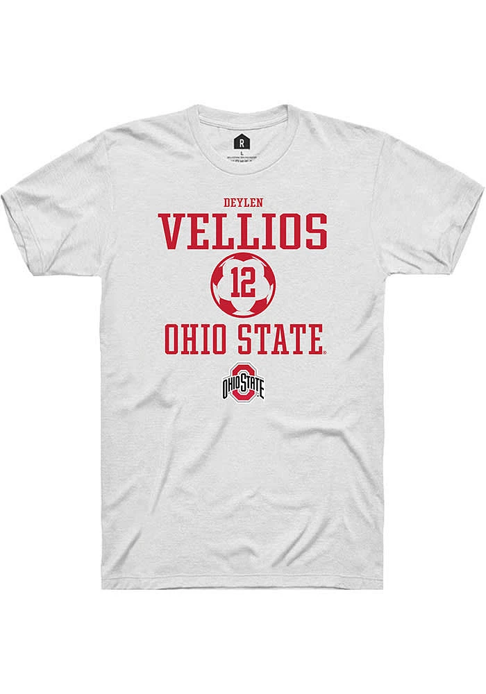 Deylen Vellios Ohio State Buckeyes Rally NIL Sport Icon Short Sleeve T Shirt