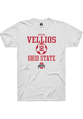 Deylen Vellios Ohio State Buckeyes Rally NIL Sport Icon Short Sleeve T Shirt