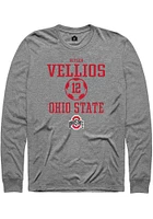 Deylen Vellios Ohio State Buckeyes Rally NIL Sport Icon Long Sleeve T Shirt