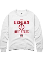 Nathan Demian Rally Ohio State Buckeyes Mens NIL Sport Icon Long Sleeve Crew Sweatshirt