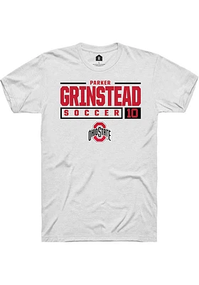 Parker Grinstead Ohio State Buckeyes Rally NIL Stacked Box Short Sleeve T Shirt