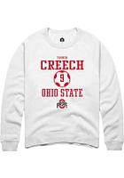 Tanner Creech Rally Ohio State Buckeyes Mens NIL Sport Icon Long Sleeve Crew Sweatshirt