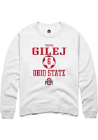 Thomas Gilej Rally Ohio State Buckeyes Mens NIL Sport Icon Long Sleeve Crew Sweatshirt