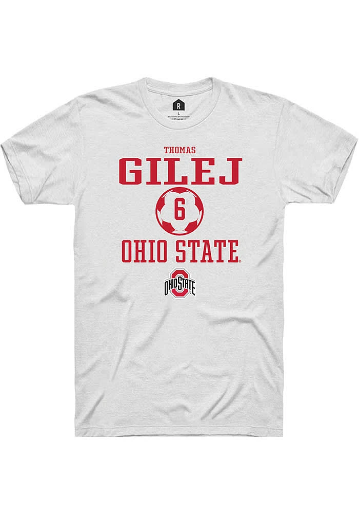 Thomas Gilej Ohio State Buckeyes Rally NIL Sport Icon Short Sleeve T Shirt