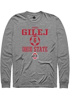 Thomas Gilej Ohio State Buckeyes Rally NIL Sport Icon Long Sleeve T Shirt