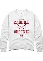 Caroline Caudill Rally Ohio State Buckeyes Mens NIL Sport Icon Long Sleeve Crew Sweatshirt