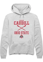 Caroline Caudill Rally Ohio State Buckeyes Mens NIL Sport Icon Long Sleeve Hoodie