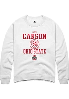 Faith Carson Rally Ohio State Buckeyes Mens NIL Sport Icon Long Sleeve Crew Sweatshirt