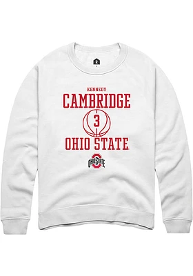 Kennedy Cambridge Rally Ohio State Buckeyes Mens NIL Sport Icon Long Sleeve Crew Sweatshi