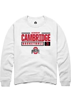 Kennedy Cambridge Rally Ohio State Buckeyes Mens NIL Stacked Box Long Sleeve Crew Sweatsh