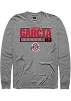 Natalie Garcia Ohio State Buckeyes Rally NIL Stacked Box Long Sleeve T Shirt