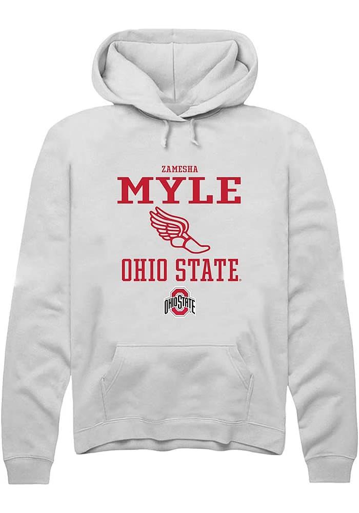 zamesha Myle Rally Ohio State Buckeyes Mens NIL Sport Icon Long Sleeve Hoodie