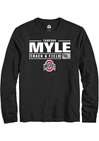 zamesha Myle Ohio State Buckeyes Rally NIL Stacked Box Long Sleeve T Shirt