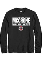 Brendan McCrone Ohio State Buckeyes Rally NIL Stacked Box Long Sleeve T Shirt