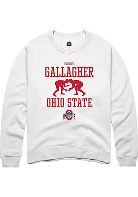 Paddy Gallagher Rally Ohio State Buckeyes Mens NIL Sport Icon Long Sleeve Crew Sweatshirt