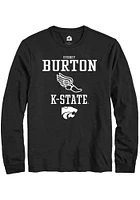 Sydney Burton K-State Wildcats Rally NIL Sport Icon Track Long Sleeve T Shirt