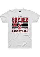 Delaney Snyder  Cincinnati Bearcats White Rally NIL Striped Short Sleeve T Shirt