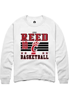 Josh Reed Rally Cincinnati Bearcats Mens NIL Striped Long Sleeve Crew Sweatshirt