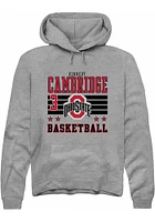 Kennedy Cambridge Rally Ohio State Buckeyes Mens NIL Striped Long Sleeve Hoodie