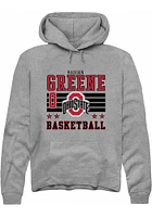 Madison Greene Rally Ohio State Buckeyes Mens NIL Striped Long Sleeve Hoodie