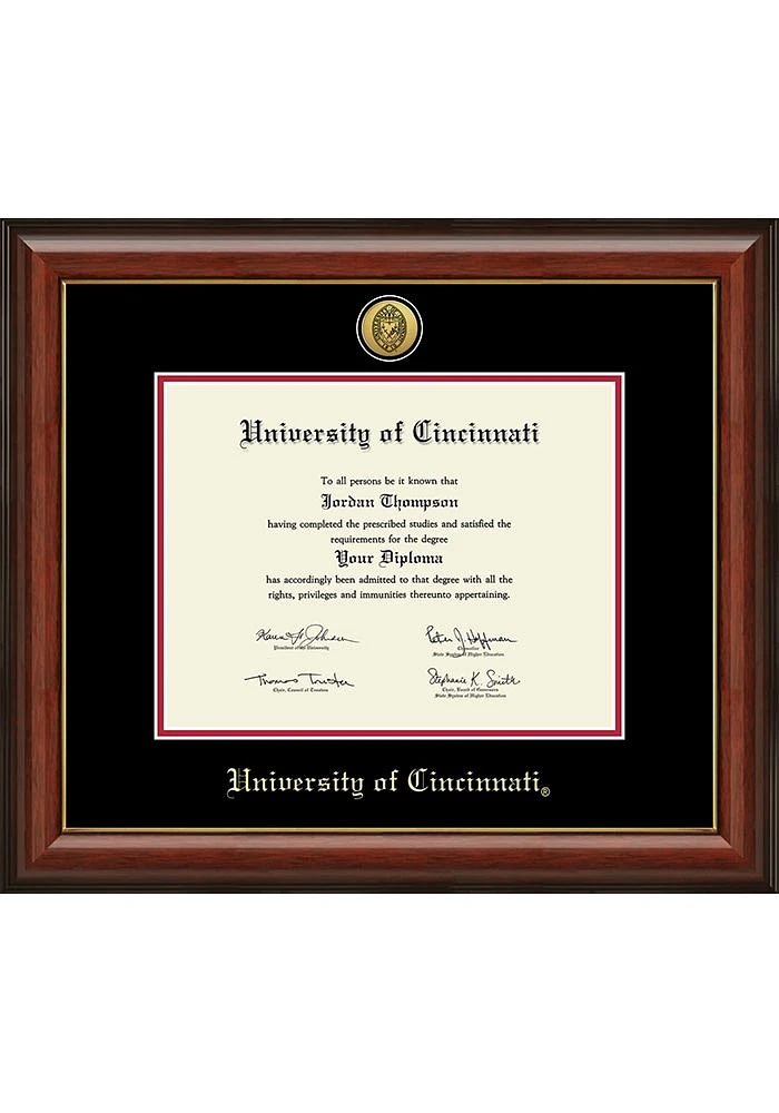 Cincinnati Bearcats Lancaster Diploma Picture Frame