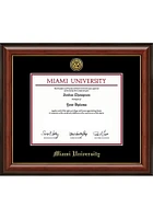 Miami RedHawks Lancaster Diploma Picture Frame