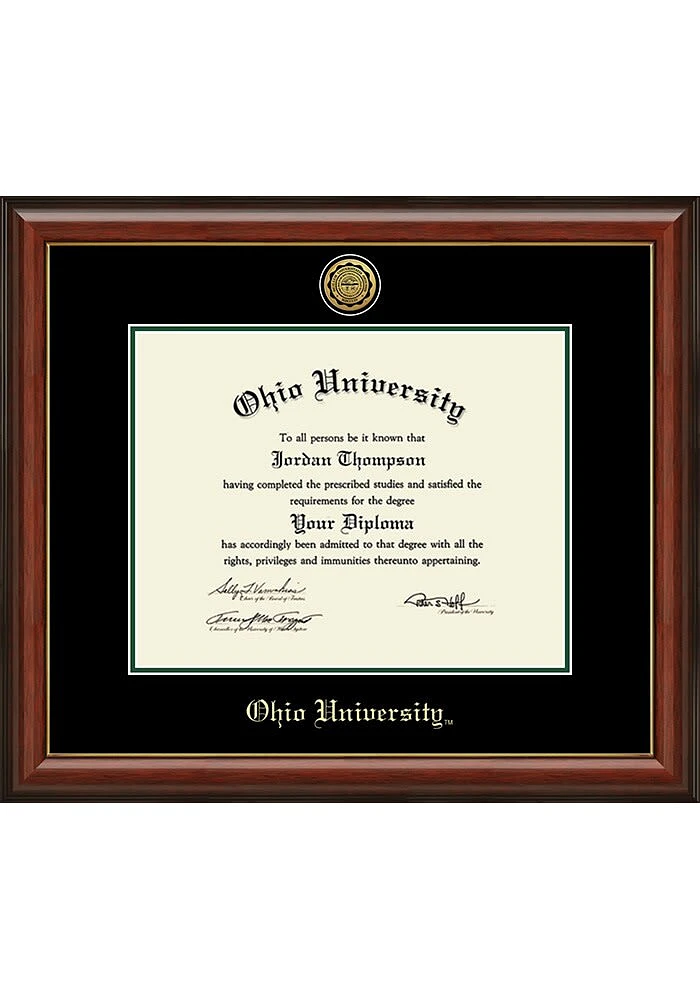 Ohio Bobcats Lancaster Diploma Picture Frame