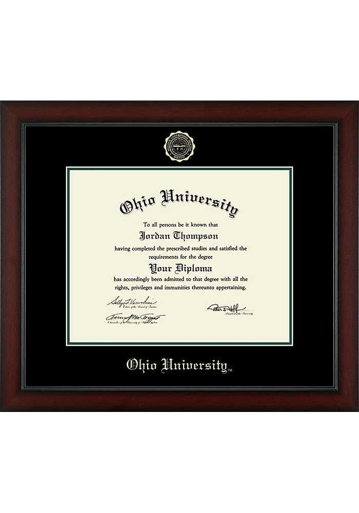 Ohio Bobcats Paxton Diploma Picture Frame