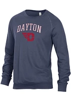 Alternative Apparel Dayton Flyers Mens Blue Champ Long Sleeve Fashion Sweatshirt