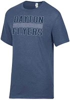 Alternative Apparel Dayton Flyers Navy Blue Keeper Short Sleeve Fashion T Shirt