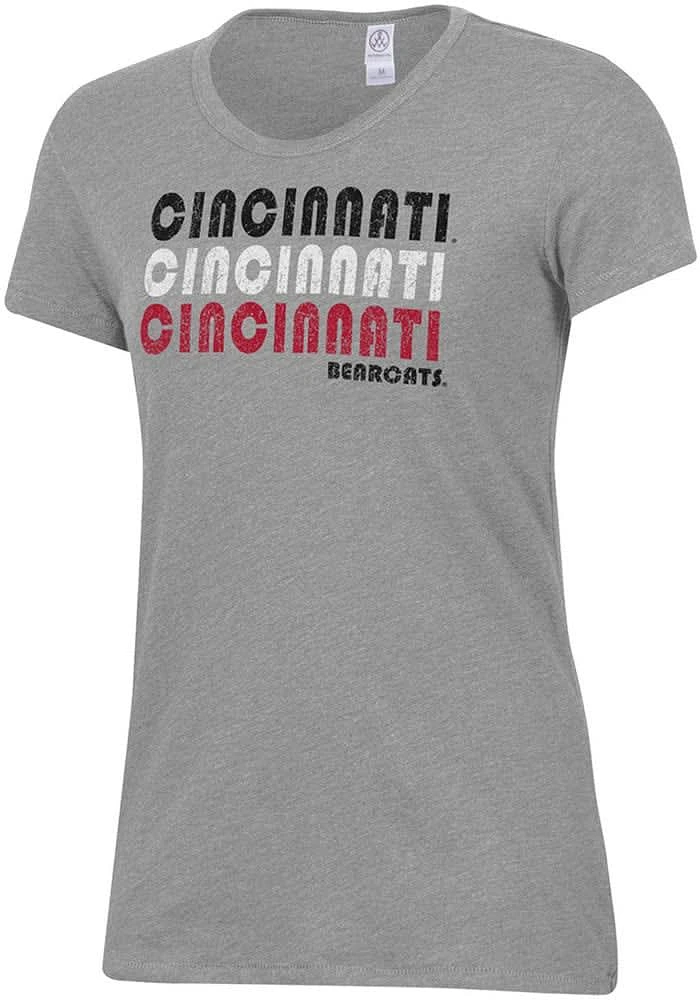 Alternative Apparel Cincinnati Bearcats Womens Keepsake Short Sleeve T-Shirt