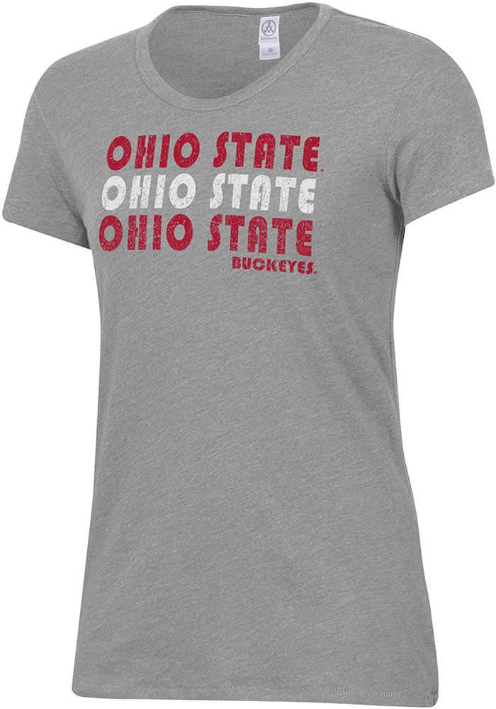 Alternative Apparel Ohio State Buckeyes Womens Keepsake Short Sleeve T-Shirt