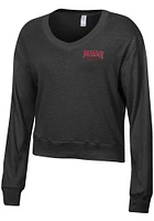 Alternative Apparel Miami RedHawks Womens Black Slouchy LS Tee