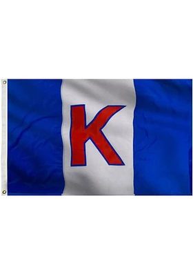 Kansas Jayhawks 3x5 Game Day Grommet Silk Screen Grommet Flag - Blue