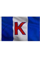 Kansas Jayhawks 3x5 Game Day Grommet Silk Screen Grommet Flag - Blue