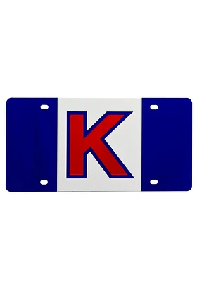 Kansas Jayhawks Blue Game Day Flag Car Accessory License Plate