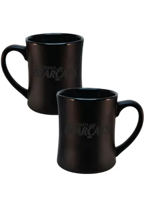 Cincinnati Bearcats 16oz Tonal Matte Secondary Ceramic Mug - Black
