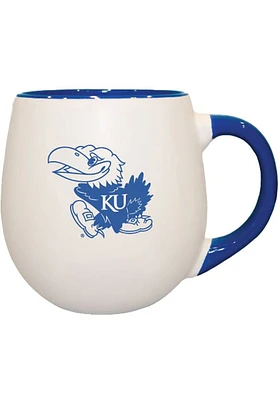 Kansas Jayhawks 18oz Welcome Ceramic Mug - Blue