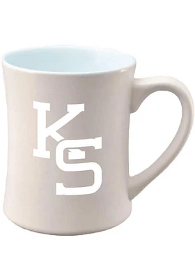 K-State Wildcats 16oz Tonal Matte Secondary Ceramic Mug - White