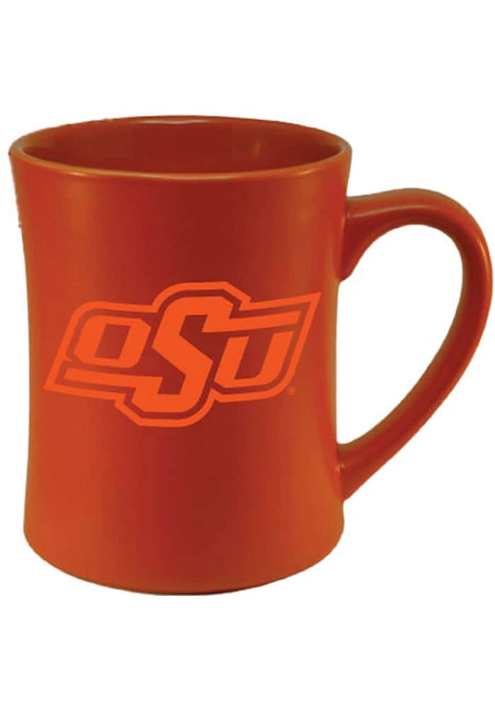 Oklahoma State Cowboys 16oz Tonal Matte Primary Ceramic Mug - Orange