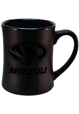 Missouri Tigers 16oz Tonal Matte Primary Ceramic Mug - Black