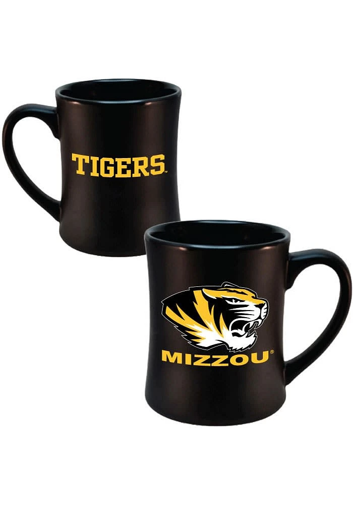Missouri Tigers 16oz Matte Primary Ceramic Mug - Black