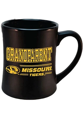 Missouri Tigers 16oz Block Grandparent Ceramic Mug - Black
