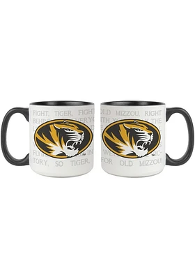 Missouri Tigers 20oz Fight Song Ceramic Mug - Black