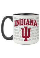 Indiana Hoosiers 20oz Fight Song Ceramic Mug - Red