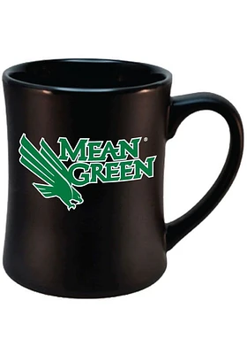 North Texas Mean Green 16oz Matte Secondary Ceramic Mug - White