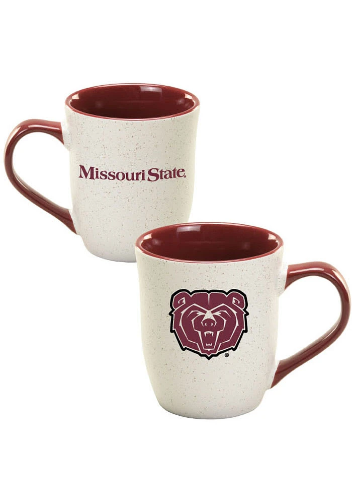 Missouri State Bears 16oz Granite Ceramic Mug - Maroon