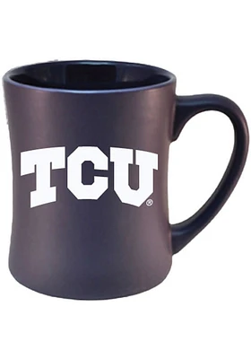 TCU Horned Frogs 16oz Matte Primary Ceramic Mug - Purple